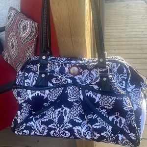 Lululemon satchel black and white design